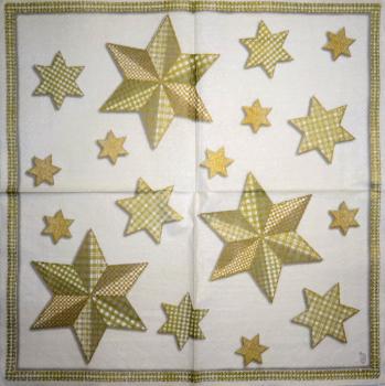 065 Stars - 3-ply - (cream) - Ihr